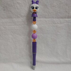 Disney Doorable- Halloween Daisy Duck - Handmade Beaded Pen